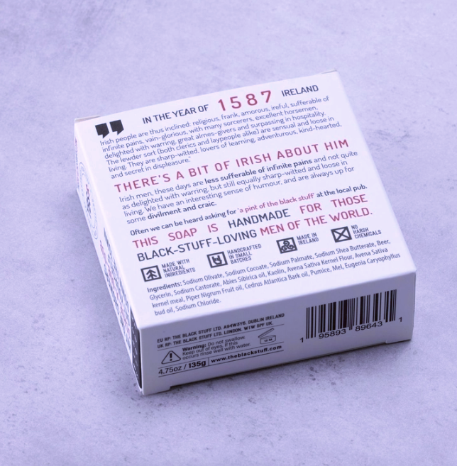 Natural handmade Irish soap ::: The Black Stuff ::: Black Stout