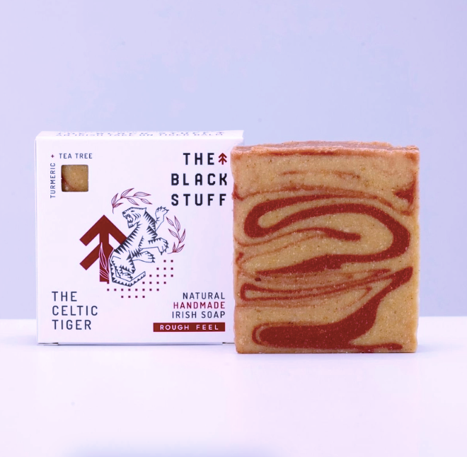 Natural handmade Irish soap ::: The Black Stuff ::: Celtic Tiger