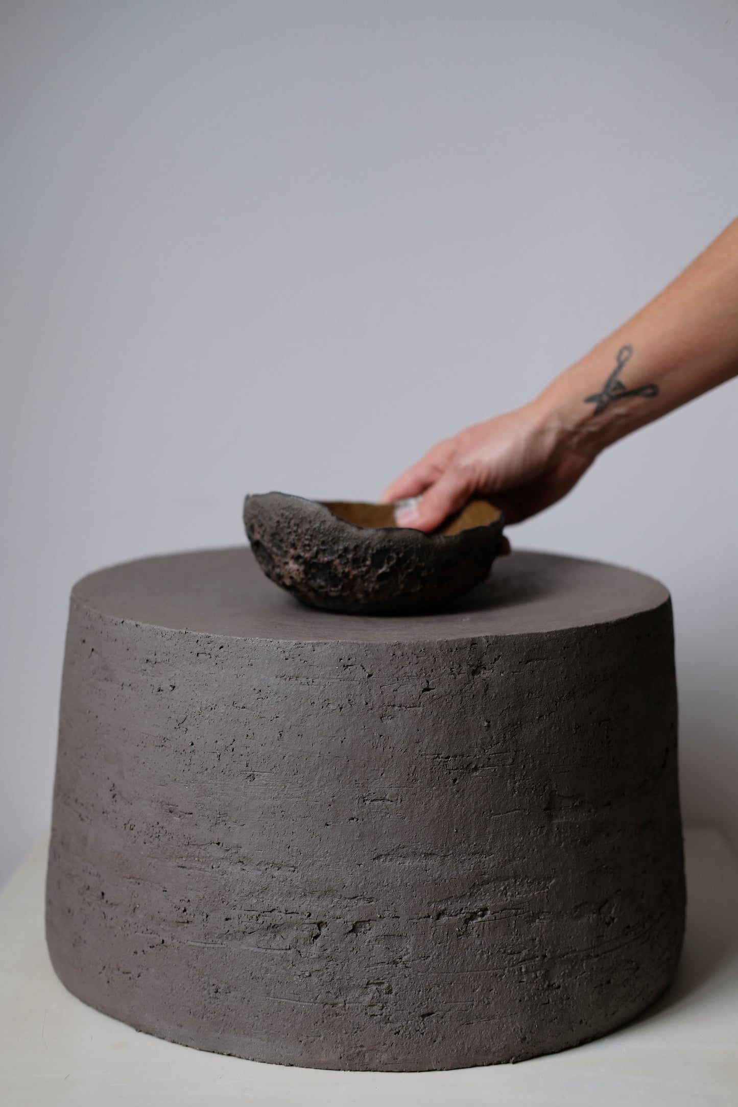 Full Ceramic Side Table ::: Earth