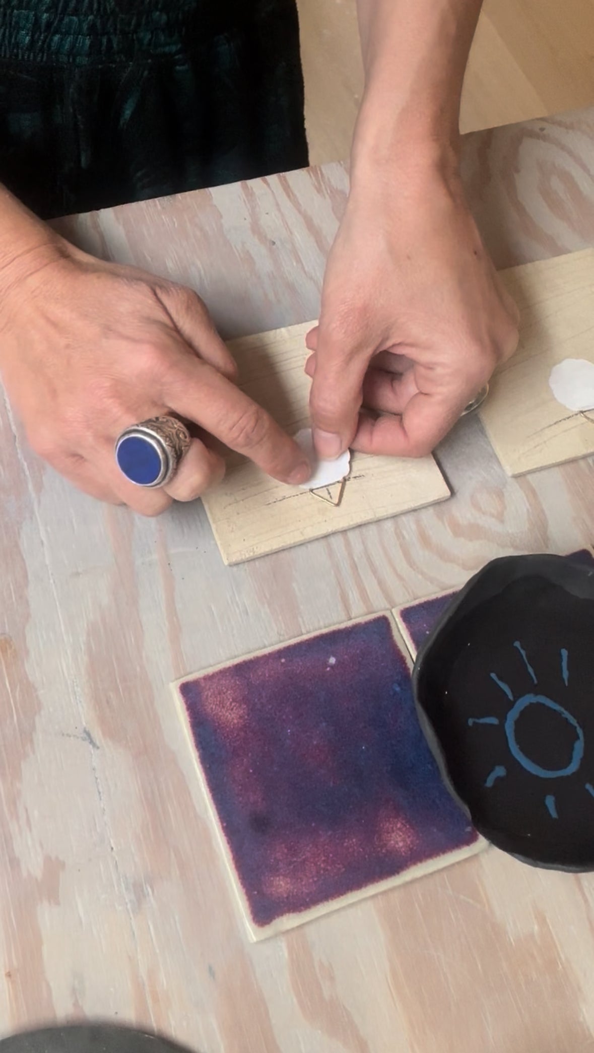 Adhesive hanger