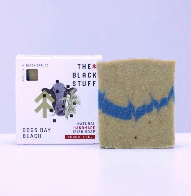 Natural handmade Irish soap ::: The Black Stuff ::: Dog's Bay Beach